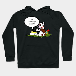 TYPEWRITER G PUP BLACK Hoodie